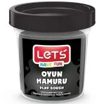 Lets Oyun Hamuru Tek Renk Siyah 110 Gr L8440-10