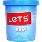 Lets Tek Renk Oyun Hamuru Mavi 115 Gram L8440-3 (24 Lü Paket)
