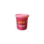Lets Tek Renk Oyun Hamuru Pembe 115 Gram L8440-7 (24 Lü Paket)