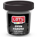 LETS TEKRENK OYUN HAMURU SIYAH 115 GR L8440-10