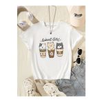 Let's Wear Sweat Girl Grafik Baskılı Kız Çocuk T-shirt