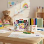 Lets Wonder Twist Mini Çevirmeli Mum Boya 12 Renk