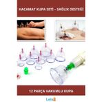 Letsii 12 Parça Vakumlu Hacamat Kupa Çekme Seti