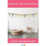 Letsii 3M Halloween Kabak Banner Süsü Eğlenceli Parti Dekorasyonu