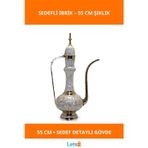 Letsii 55 Cm Pirinç Sedefli Estetik İbrik