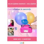 Letsii 600W Hızlı Elektrikli Balon Şişirme Makinesi