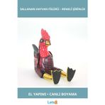 Letsii Ahşap Sallanan Renkli Hayvan Figürü