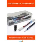 Letsii Anime Figürlü Eğlenceli Tükenmez Kalem Dayanıklı ve Hafif - Çok Renkli