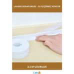 Letsii Beyaz Su Sızdırmaz Lavabo Kenar Bandı 3.2m - Çok Renkli - Tek Ebat