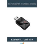 Letsii Bluetooth 5.4 Wi Fi 6 Android Car Play Adaptörü
