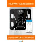 Letsii Bluetooth Özellikli Akıllı Tartı Vücut Analiz Aleti