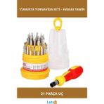Letsii Çok Amaçlı Yumurta Tornavida Seti 31 Parça Hassas Cihazlar Için - Çok Renkli - Tek Ebat
