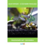 Letsii Dayanıklı Ergonomik Akvaryum Balık Kepçesi 12 cm