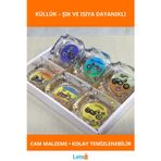 Letsii Dayanıklı Isıya Dayanıklı Şık Cam Küllük 1 Adet