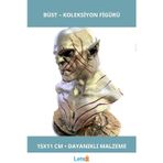 Letsii Detaylı Azog Büst Figur 15x11 cm Yüzüklerin Efendisi