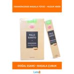 Letsii Doğal Palo Santo ve Frankincense Aromalı Masala Tütsü 12 Paket