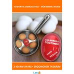 Letsii Dublör Yumurta Zamanlayıcı Hassas Yumurta Pişirme