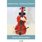 Letsii Eğlenceli Keman Müzik Kutusu Nostaljik Melodi