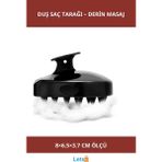 Letsii Ergonomik Saç Yatıştırıcı Duş Tarağı Kuru ve Islak Kullanım Için