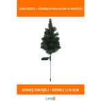 Letsii Güneş Enerjili Dekoratif Çam Ağacı LED Aydınlatma Dış Mekan