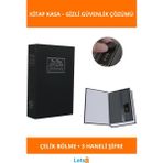 Letsii Güvenli Şifreli Kitap Kasa Gizli Saklama Kutusu - Ev Dekorasyon - Renkli