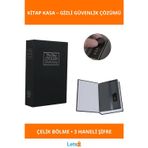 Letsii Güvenli Şifreli Kitap Kasa Gizli Saklama Kutusu