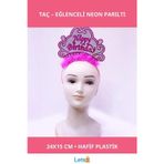 Letsii Happy Birthday Neon Tacı Eğlenceli Doğum Günü Taç