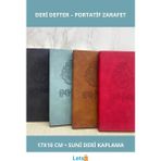 Letsii Harry Potter Deri Defter Renkli 17X10 cm Taşınabilir Not Defteri - Çok Renkli - Defter & Ajanda