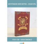 Letsii Harry Potter Gryffindor Deri Defter 17X11 cm - Çok Renkli - Defter & Ajanda