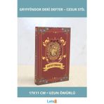 Letsii Harry Potter Gryffindor Deri Defter 17x11 cm