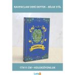 Letsii Harry Potter Ravenclaw Deri Defter 17X11 cm - Çok Renkli - Defter & Ajanda