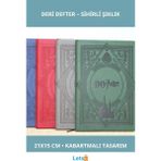 Letsii Harry Potter Temalı Deri Defter 21X15 cm Renkli - Çok Renkli - Defter & Ajanda