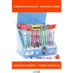 Letsii Karışık Kahraman Figürlü Eğlenceli Yazı Kalemi - Çok Renkli - Tek Ebat - Kalem Seti