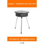 Letsii Katlanabilir Pratik Lüks Mangal No 2 Orta Boy Kamp Piknik Bahçe
