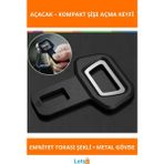 Letsii Kemer Tokası Tasarımlı Pratik Açacak 2 Adet - Çok Renkli - Standart