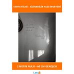 Letsii Kendinden Yapışkanlı Şeffaf Pvc Tahta Filmi 2 Metre x 60 cm - Çok Renkli - Yazı Tahtası & Pano