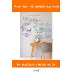 Letsii Kendinden Yapışkanlı Şeffaf PVC Tahta Filmi 3 Metre x 60 CM