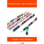 Letsii LED Işıklı Anime Figür Tükenmez Kalem - Çok Renkli