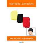 Letsii Likra Su Geçirmez Rahat Kullanım Havuz Yüzme Bonesi 20X30 cm - Çok Renkli - Havuz Ve Plaj