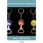 Letsii Metal Galata Kulesi Şık Anahtarlık ve Fonksiyonel Açacak