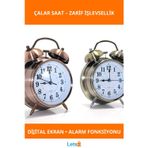 Letsii Metal Kasa Modern Dijital Alarm Çalar Saat Model 3
