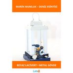 Letsii Metal Marin Deniz Temalı Mumluk