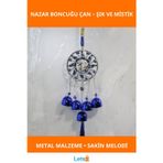 Letsii Metal Nazar Boncuğu Çan Dekoratif Huzur Verici Aksesuar