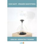 Letsii Mıknatıslı Kum Saati Dekoratif 15x8 cm