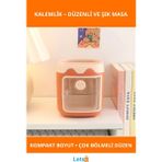 Letsii Mini Dolap Tasarımlı Kalemlik Masa Düzeni Için Eğlenceli Çözüm - Çok Renkli - Kalemlik & Ataşlık