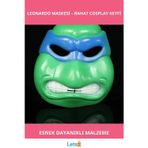 Letsii Ninja Kaplumbağalar Leonardo Kostüm Maskesi Esnek ve Dayanıklı