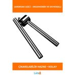 Letsii Paslanmaz Çelik Ergonomik Sarımsak Ezici