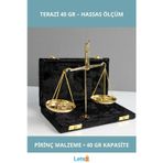 Letsii Pirinç Malzemeden Üretilmiş Şık ve Hassas 40 Gr Terazi