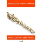 Letsii Polyester Kurukafa Eğlenceli Tükenmez Kalem - Çok Renkli