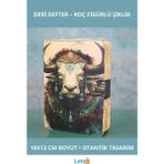 Letsii Renkli Otantik Koç Tasarımlı Deri Defter Model 2 - Çok Renkli - Defter & Ajanda